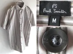 PS Paul Smith マルチストライプ ミリタリーシャツ M