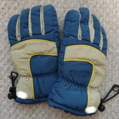 キッズ手袋 スキーグローブ ブルー