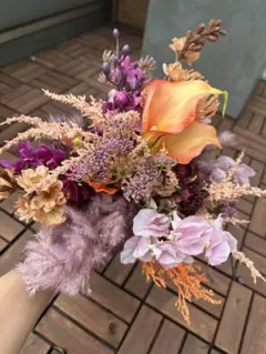 ¥30.000相当アーティシャルフラワー　ブーケ　ブートニア　セット