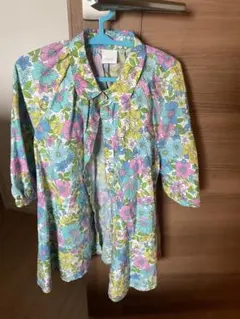 next花柄とチェック柄のベビー服セット2-3採用98cm