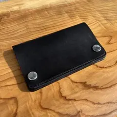 ミドルトラッカーウォレット 壱 栃木レザー 参層式