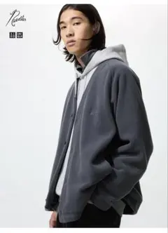 ユニクロ UNIQLO NEEDLES フリースオーバーサイズカーディガン