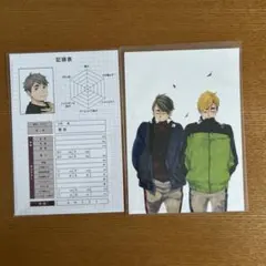 ハイキュー‼︎ポストカード 宮侑　宮治