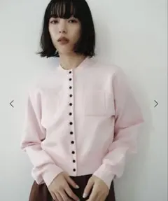 【タグ付・完売品】EMMEL REFINES カーディガン PINK ピンクのサムネイル