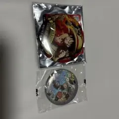 ワンピースルフィー缶バッジとNARUTO缶バッジセット