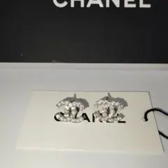 CCロゴ　CCマーク　クリスタルピアス　ノベルティ