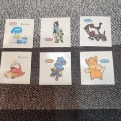 ポケモンパンシール 6枚セット