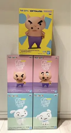 Fluffy Puffyフラッフィー　クレヨンしんちゃん　ぶりぶりざえもん　シロ