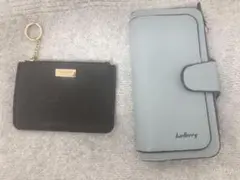 baellerry ライトブルー 長財布 ケイトスペード コインケース