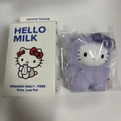 サンリオハウス フラッフィー ハローキティ チャーム ソーダ 水色