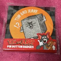 トムとジェリー　刺繍缶バッジ