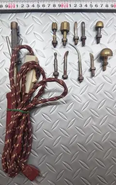 深雪アートフラワー　こて　まとめてアタッチメント10点セット ①