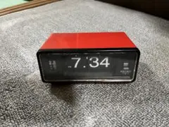 TWEMCO (トゥエンコ) 置き・掛け兼用 パタパタ時計 QT-30 オレンジ