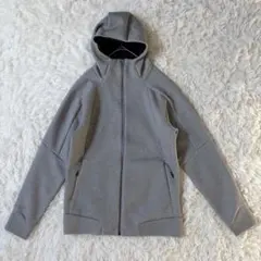 アンダーアーマー　ニットフルジップフーディー　M　グレー　トレーニング◆A942