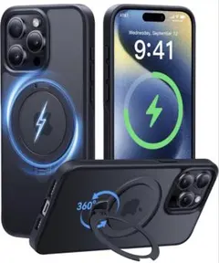 【2025最高傑作&定点360度回転】CASEKOO iPhone15Pro用