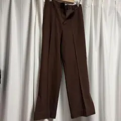 ブラウン パンツ