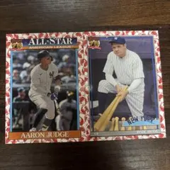 Topps Aaron Judge Babe Ruth MLBカード 2枚セット