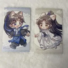 には　マンガ展購入特典ラメイラストカード2枚セット