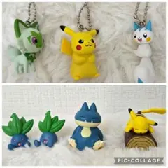 ポケモン チャーム、フィギア 6体セット