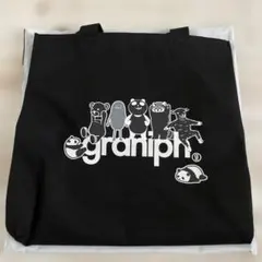 graniph AEONコラボトートバッグ　黒
