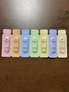 エレガンス　モデリングカラーベース　7色サンプル