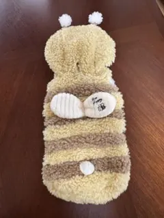 【お値引き中】美品はちさんデザイン フリース犬服 フード付き