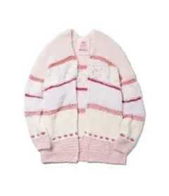 新品★10周年アニーバーサリーケーキ風NIXニットカーディガン★ジェラートピケ