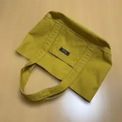 ハンドメイド　トートバッグ　中古品 マスタード色　リバティ