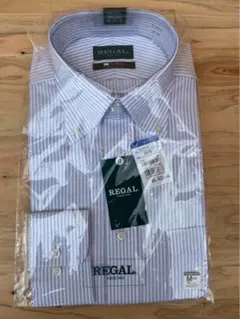 新品未使用☆REGAL リーガル Mサイズストライプ 長袖シャツ