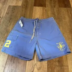 Polo Ralph Lauren ハーフパンツ ブルー 刺繍 スイム　Lサイズのサムネイル