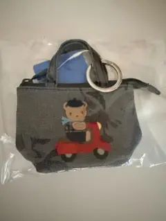 新品未使用 familiar ミニデニムバッグ ファミリア 青 - メルカリ