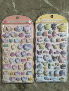 コットンパフィーシール　サンリオキャラクターズ　ハローキティ 2種類