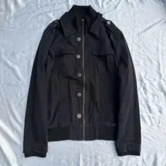 archive ブラック ミリタリー ジャケット
