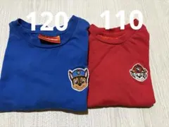 パウパトロール　半袖Tシャツ　2枚セット☆のサムネイル