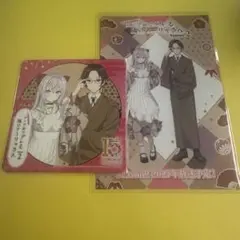 京まふ カフェ コースター ポストカード ロシア語でデレる隣のアーリャさん