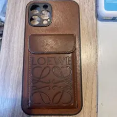 LOEWE iPhone12Pro Max レザー ブラウンのサムネイル