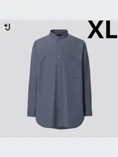 ユニクロ +J スーピマコットンオーバーサイズスタンドカラーシャツ（長袖）XL