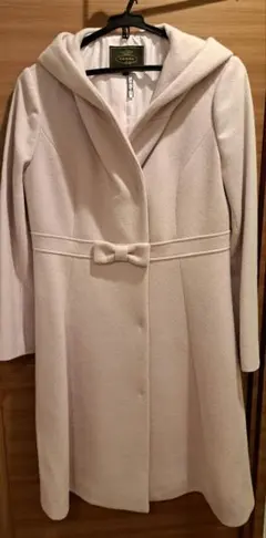 TOCCA フード付きコート 淡いピンク