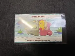 ポケモンセンター 強カワピカチュウ メガタブンネポンチョ 名刺カード