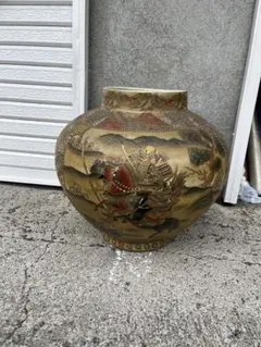 九谷焼き 佐野慧成 火の舞 壺 花生け 花瓶 骨董 大壺　陶芸 慧成作 27cm 2025年最新】九谷焼 大壺の人気アイテム - メルカリ 九谷焼き 佐野慧成 火