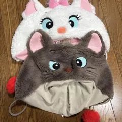 おしゃれキャット　マリー　ベルリオーズ　ファンキャップ　ディズニー　二つセット