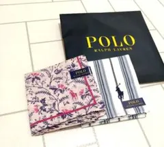 【新品未使用】POLO RALPH LAUREN ハンカチ 2枚セットのサムネイル