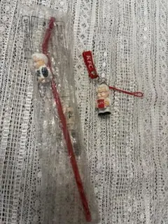 新品未使用　カーネルサンダース ストロー 赤