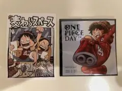 ワンピースデイ'24 入場者特典 ステッカー  4枚　ルフィ ウソップ ジンベエ
