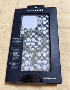 ⭐︎使用数回の美品⭐︎COACH iPhone 15 Pro ケース