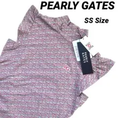 新品】PEARLY GATES ワンピース 半袖モックネック ゴルフウェア 青