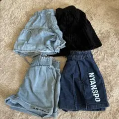 キッズ 女の子 120cm ショートパンツセット 4点