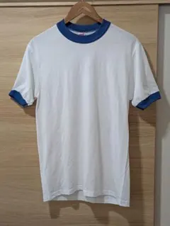 90s　soffe リンガー　半袖　Tシャツ　usa製 　ソフィー　ブルーのサムネイル