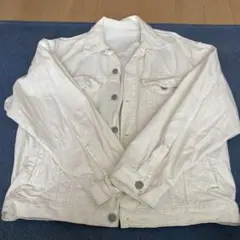 ホワイト デニムジャケット