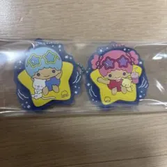 サンリオキャラクターズぷっくりラバマスグミ7 ラバーキーホルダー　キキララ